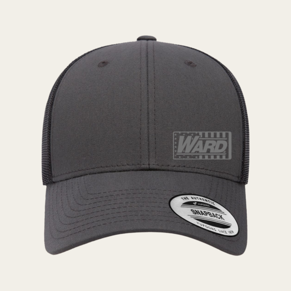 YP Classics® Adult Retro Trucker Cap in Charcoal/Black