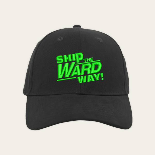 Pacific Brushed Cotton Cap with Neon Green Thread