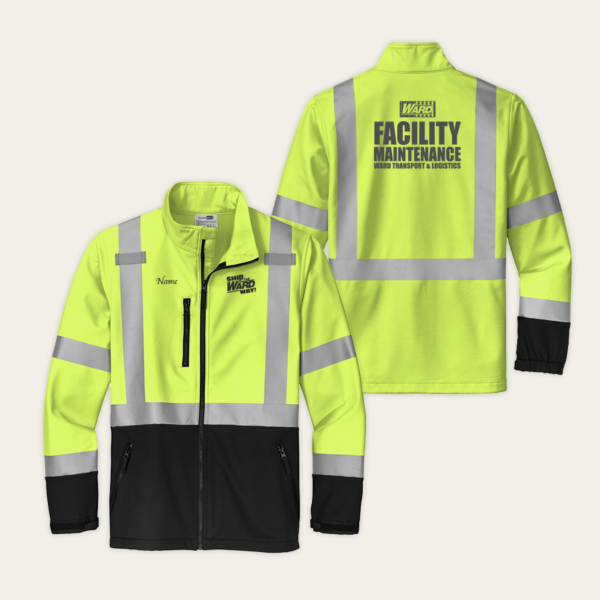 Facility Maintenance CornerStone® ANSI 107 Class 3 Soft Shell Jacket Safety Yellow