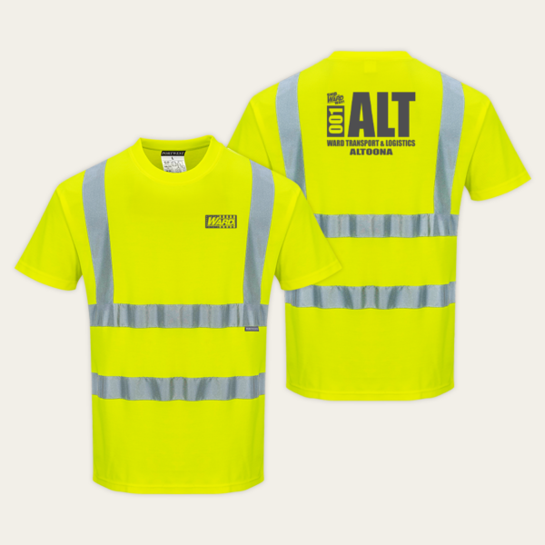 Portwest Safety Yellow Hi-Vis Cotton Comfort T-Shirt S/S