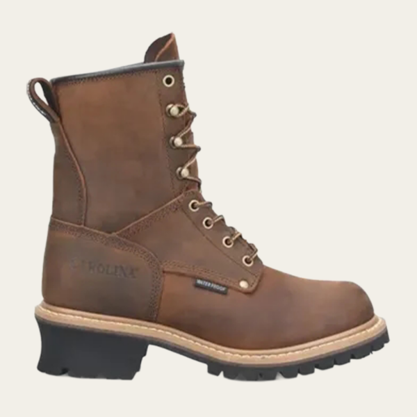 Carolina Men's 8" Steel Toe Non-Insulated Waterproof Logger
